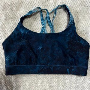 Lululemon Water Print Energy Bra